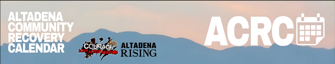 Altadena Community Recovery Calendar (ACRC)