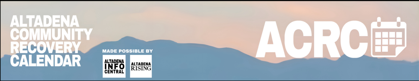 Altadena Community Recovery Calendar (ACRC)